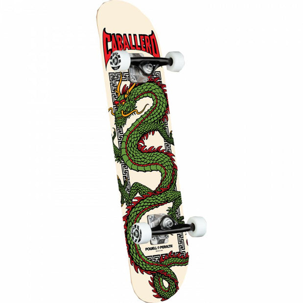 Powell Peralta Cab Chinese Dragon 7.5" Ivory Skateboard - Longboards USA