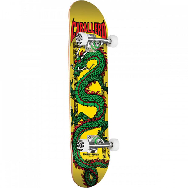 Powell Peralta Cab Chinese Dragon 7.5" Yellow Skateboard - Longboards USA