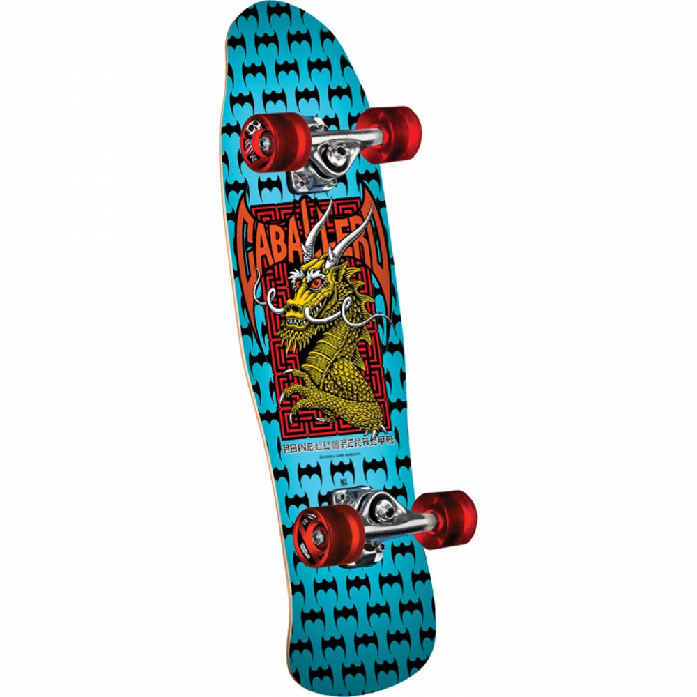 Powell Peralta Cab Street Dragon Mini 8.0" Blue Skateboard - Longboards USA