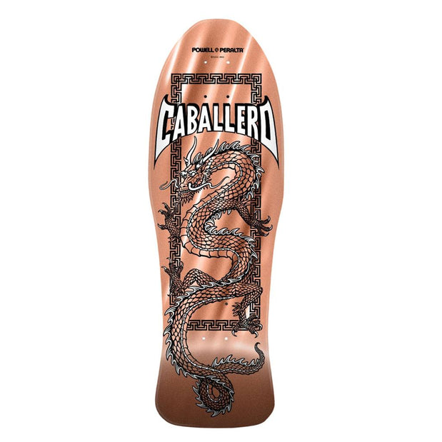 Powell Peralta Chinese Dragon Reissue Copper Foil 10" Skateboard Deck - Longboards USA
