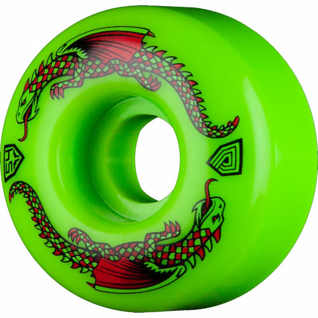 Powell Peralta DF Green Dragon 54mm Green Skateboard Wheels - Longboards USA