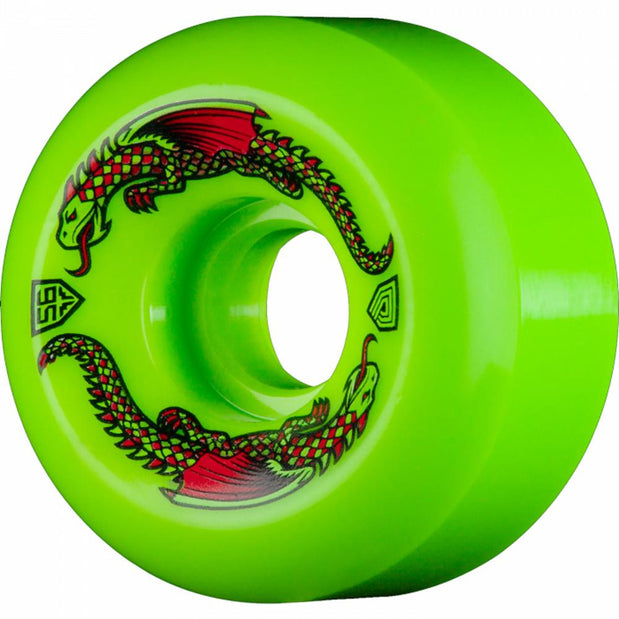 Powell Peralta DF Green Dragon 56mm Green Skateboard Wheels - Longboards USA