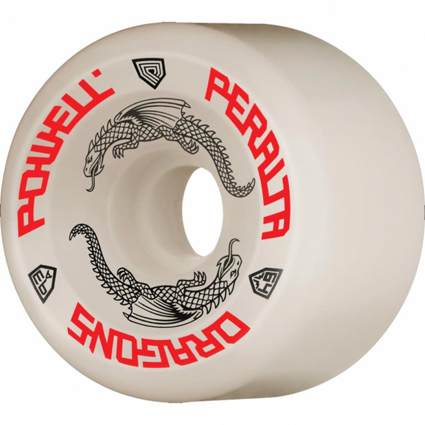 Powell Peralta Dragon 64mm Off White Wheels - Longboards USA
