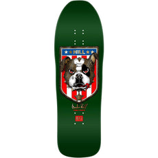 Powell Peralta Frankie Hill Bulldog Green/Gold Foil Reissue 10″ Skateboard Deck - Longboards USA
