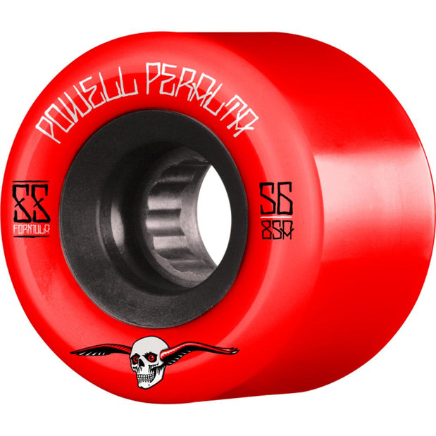 Powell Peralta G-Slides 56mm Red Black Skateboard Wheels - Longboards USA