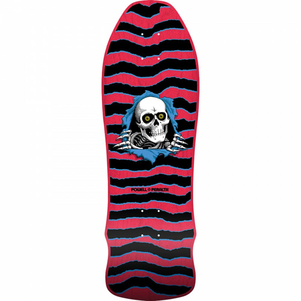 Powell Peralta Geegah Ripper 9.75" Red Stain Skateboard Deck - Longboards USA