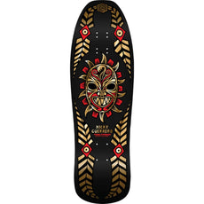 Powell Peralta Guerrero Mask 10" Black/Gold Skateboard Deck - Longboards USA