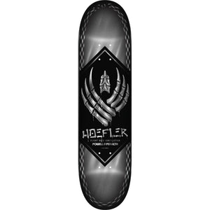 Powell Peralta Hoefler Chains Silver Foil 8.0" Skateboard Deck - Longboards USA
