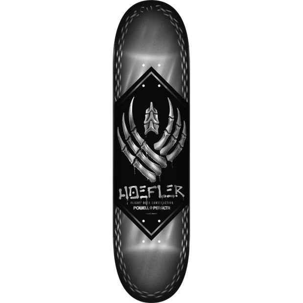Powell Peralta Hoefler Chains Silver Foil 8.0" Skateboard Deck - Longboards USA