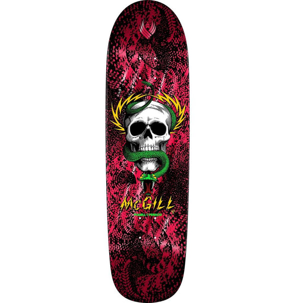 Powell Peralta McGill Skull and Snake Flight 9.01″ Skateboard Deck - Red Foil - Longboards USA