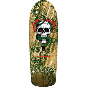 Powell Peralta Mcgill Skull/Snake Gold Foil 10" Skateboard Deck - Longboards USA