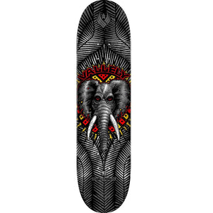 Powell Peralta Mike Vallely Elephant Flight 8.38″ Skateboard Deck - Silver Foil - Longboards USA