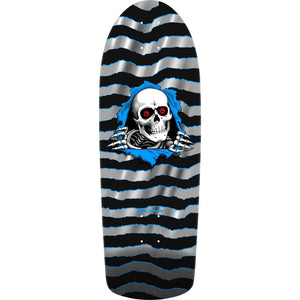 Powell Peralta OG Ripper Reissue 10″ Skateboard Deck - Silver Foil/Pearl Inks - Longboards USA