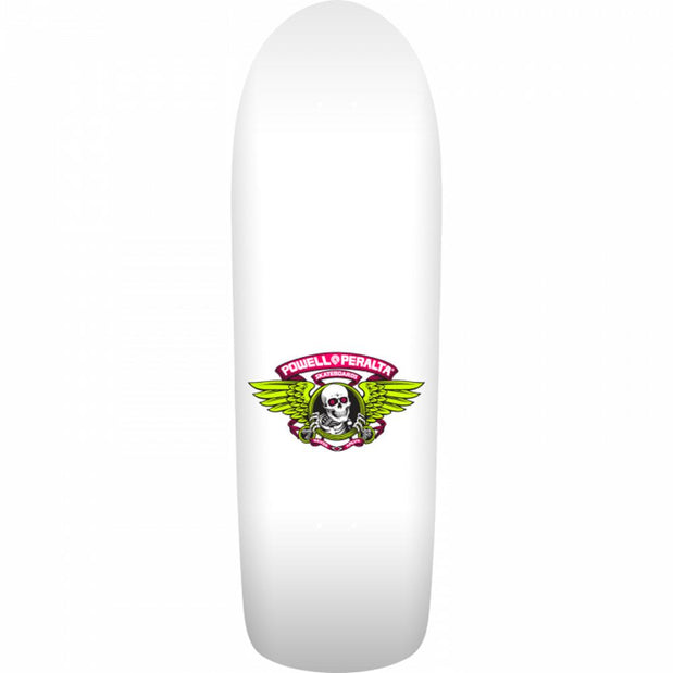 Powell Peralta Old School Ripper 10" White/Pink Skateboard Deck - Longboards USA
