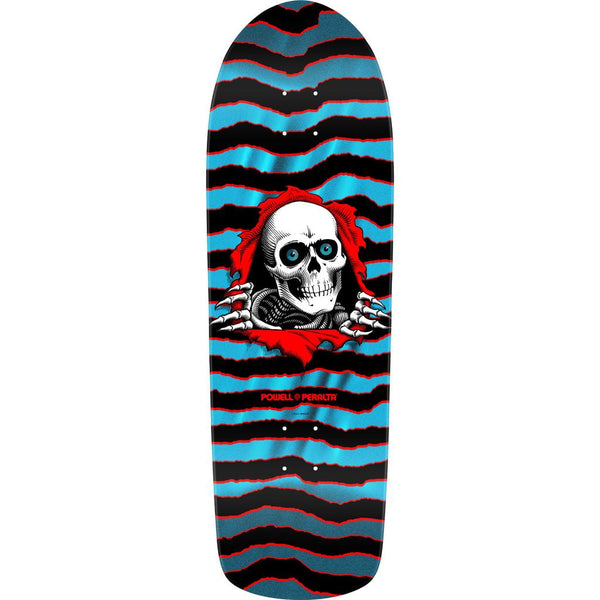 Powell vintageデッキ Powell Peralta Old School Ripper 9.89″ Skateboard Deck - Red/Aqua