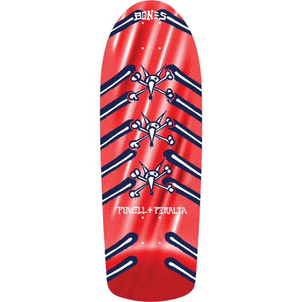 Powell Peralta Rat Bones  10" Red Foil Skateboard Deck - Longboards USA