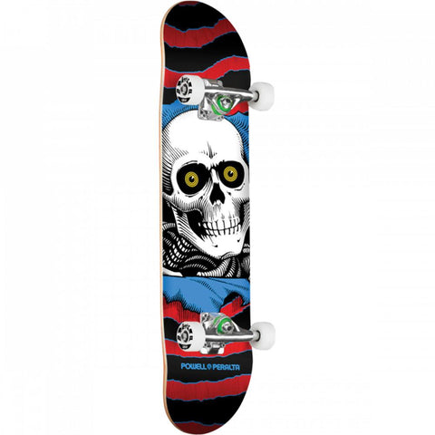 Powell Peralta Ripper 7.0" Red Stain/Blue Skateboard - Longboards USA