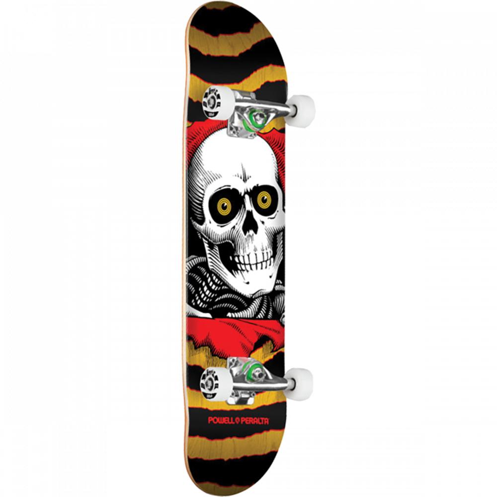 Powell Peralta Ripper 7.75" Yellow Stain/Red Skateboard - Longboards USA