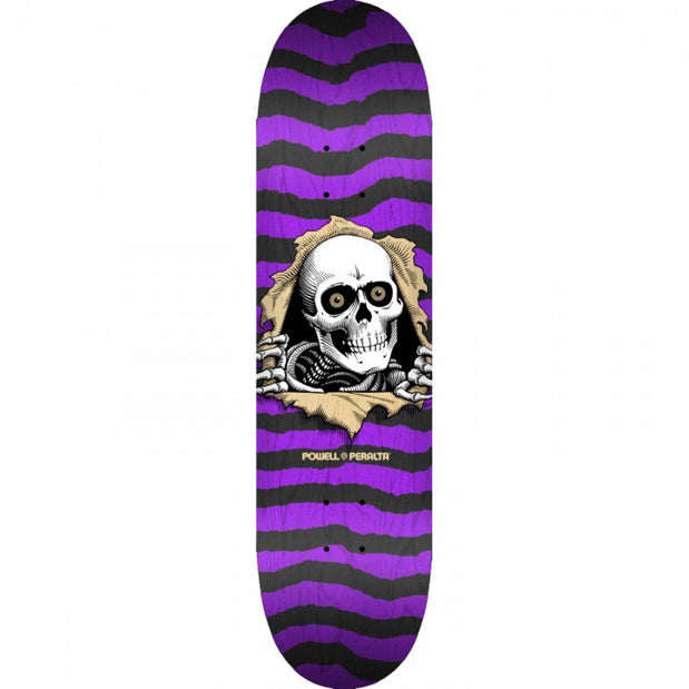 Powell Peralta Ripper 9.0" Natural/Purple Skateboard Deck - Longboards USA