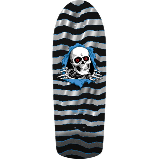 Powell Peralta Ripper Silver Foil 10" Skateboard Deck - Longboards USA