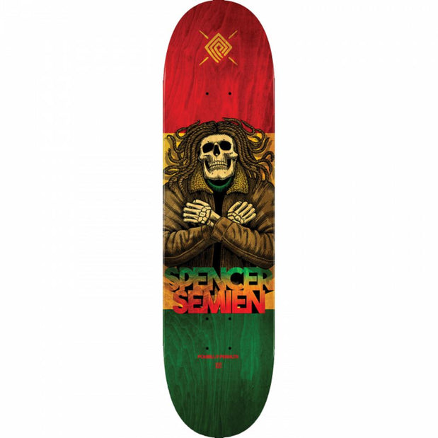 Powell Peralta Semien Dread 8.5" Rasta Skateboard Deck - Longboards USA