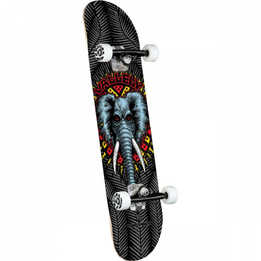 Powell Peralta Vallely Elephant 8.0" Gray Skateboard - Longboards USA