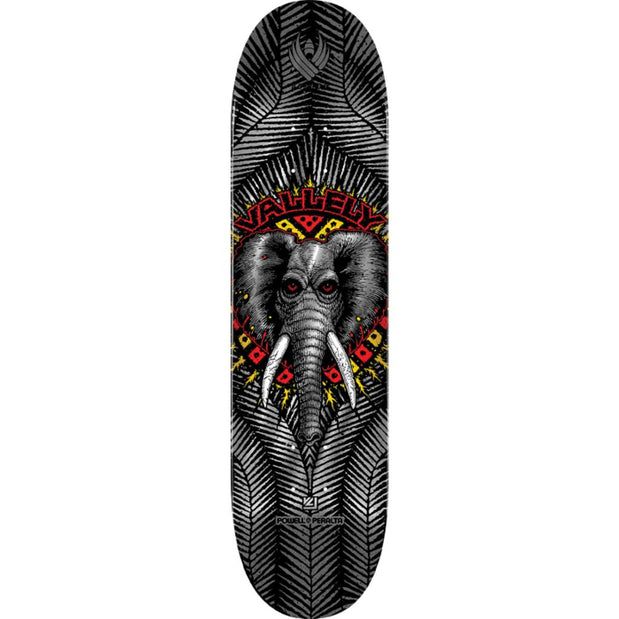 Powell Peralta Vallely Elephant  Silver Foil Flight 8.38" Skateboard Deck - Longboards USA