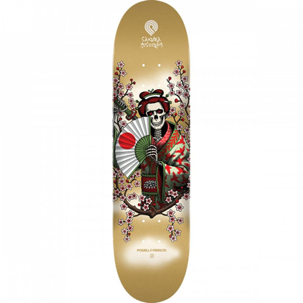 Powell Peralta Yosozumi Samurai 8.25" Gold Skateboard Deck - Longboards USA