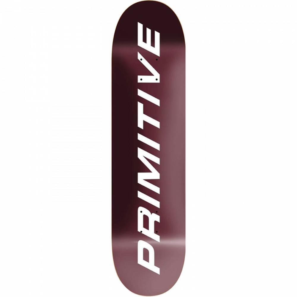 Primitive Euro Slant Core 8.25 Burgundy Skateboard Deck