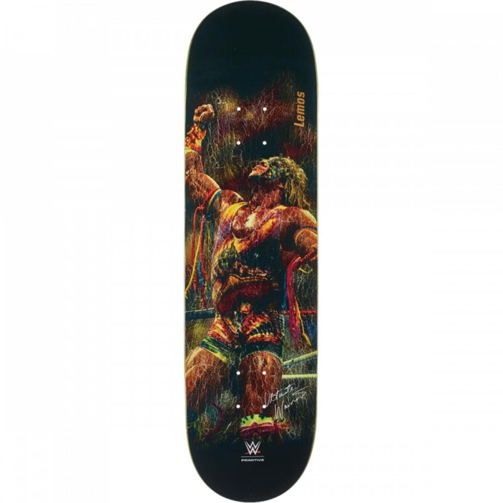 Primitive Lemos Ultimate Warrior 8.5" Black Skateboard Deck - Longboards USA