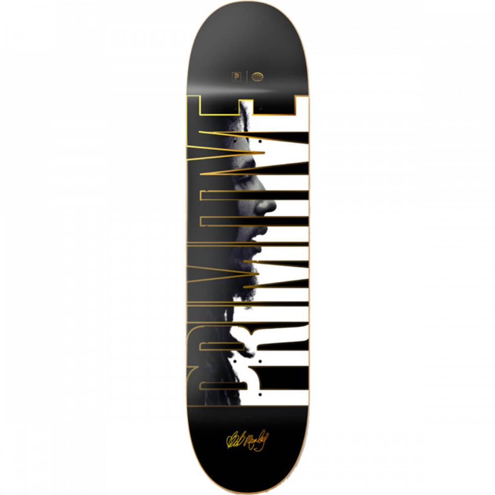Primitive Tribute 8.25" Black/White Skateboard Deck - Longboards USA