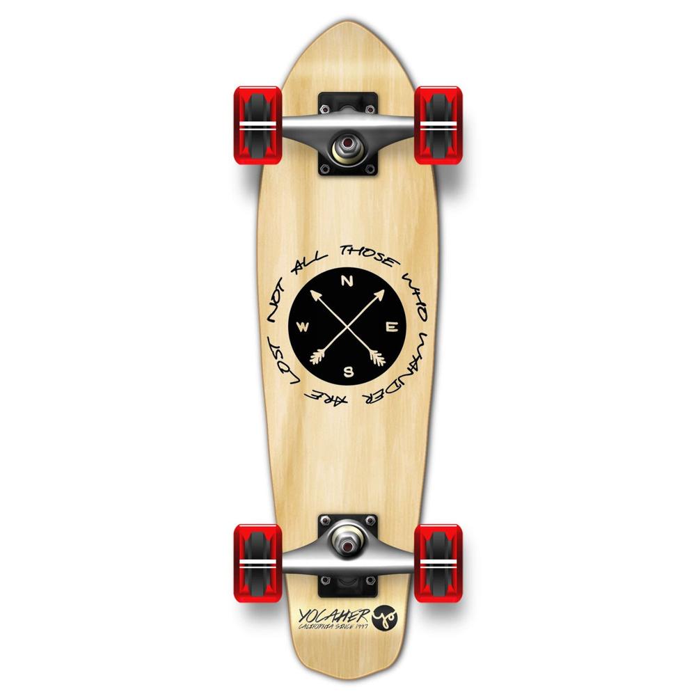 thumbnail image 2 of Wander Series Complete Longboard Skateboard - 31 Inch Maple Deck Cruiser With Kicktail 2 of 12