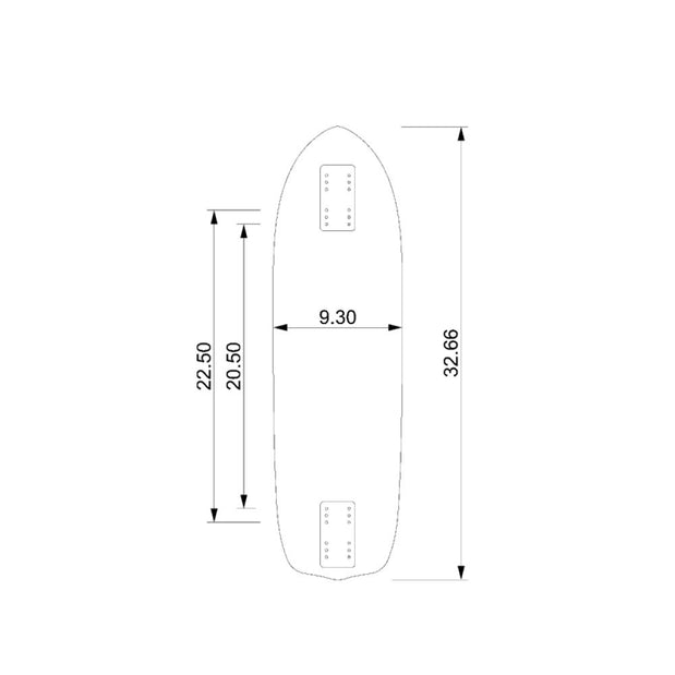 Rayne Heritage Libido 32" Cruiser Longboard Deck - Longboards USA