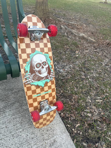 review of Powell Peralta Surfer Check Ripper 8.37 Natural Skateboard