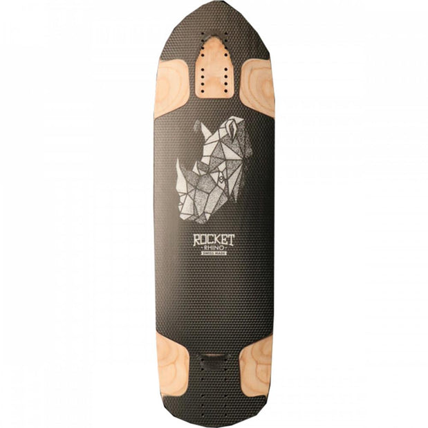 Rocket Rhino Racetail 32" Downhill Freeride Longboard Deck - 2024 Series - Longboards USA