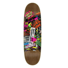 Santa Cruz Kendall Street Art Collage Egg 9.0″ Skateboard Deck - Longboards USA