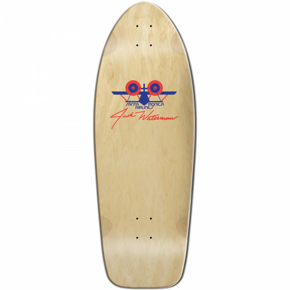 Santa Monica Airlines Jack Waterman 11" Natural Skateboard Deck - Longboards USA