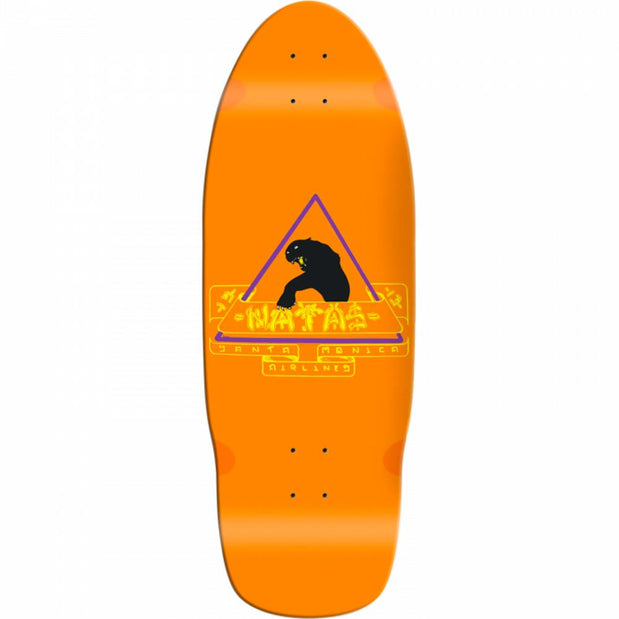 Santa Monica Airlines Natas 10" Orange Skateboard Deck - Longboards USA