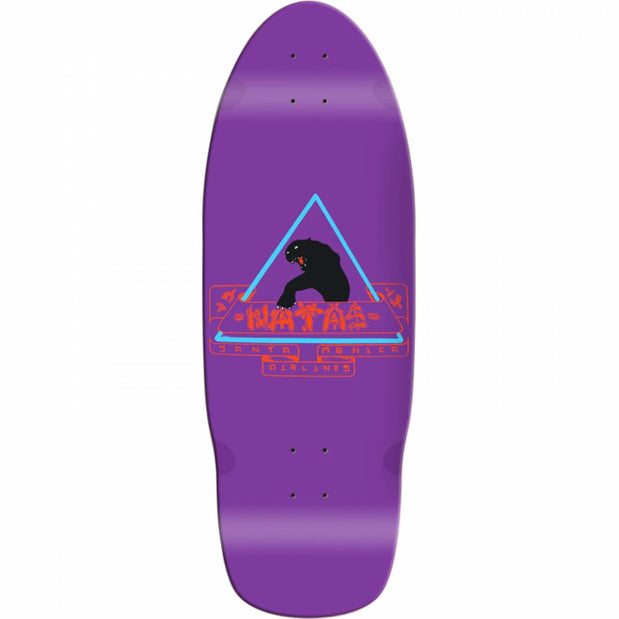 Santa Monica Airlines Natas 10" Purple Skateboard Deck - Longboards USA