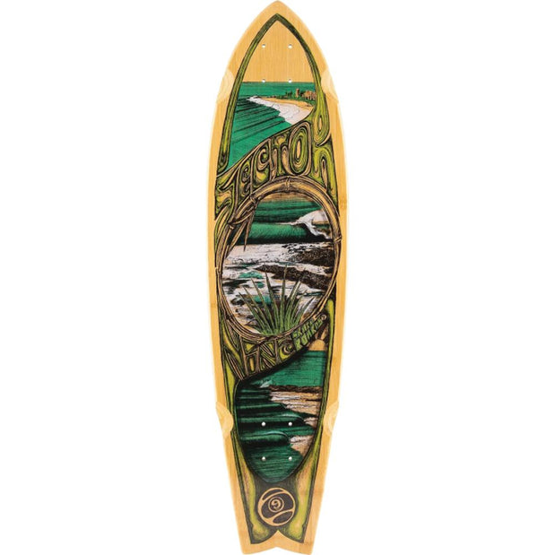 Sector 9 Bamboo Snapper 34" Skateboard Cruiser Deck - Longboards USA