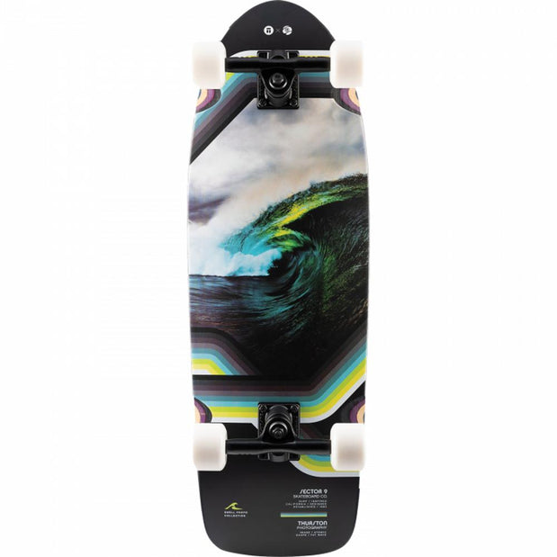 HUDORA ABEC 7 Longboard Cruise Star, Skateboard, grün HUDORA ABEC 7 Longboard Cruise Star, Skateboard, grün