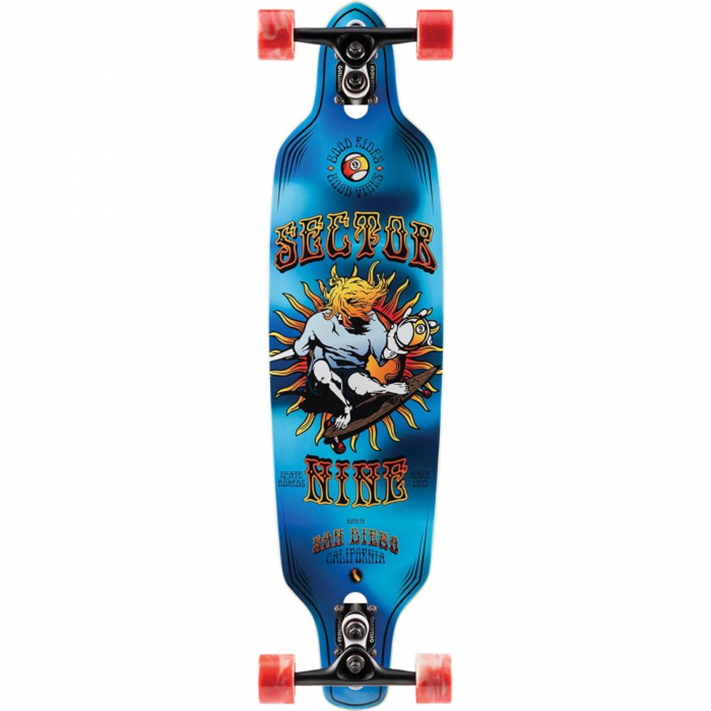 Sector 9 Skateboards Mini Fractal Blue 34