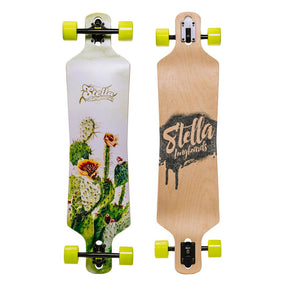 Stella Cactus Flower 40” Drop through Longboard - Longboards USA
