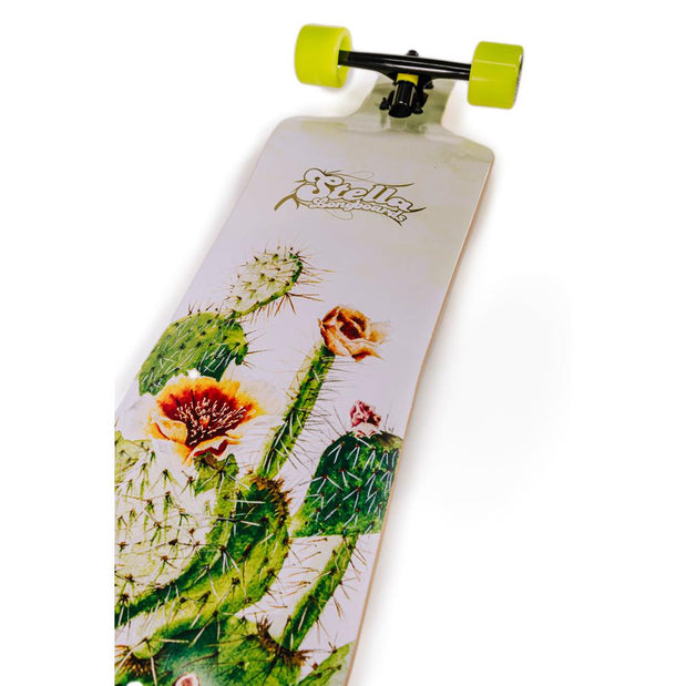 Stella Cactus Flower 40” Drop through Longboard - Longboards USA