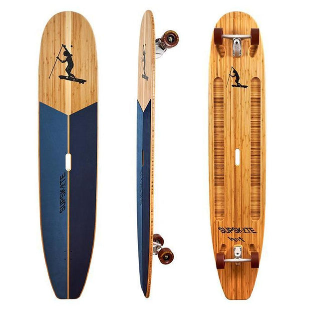 SUPSkate Touring 74 Bamboo Paddle Longboard - Longboards USA