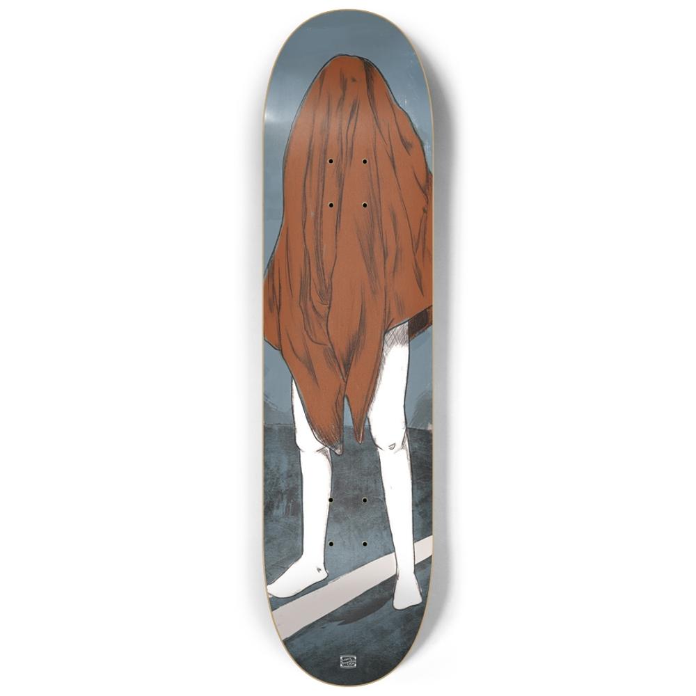 The Ghost Brown Custom 8.25" Skateboard or Wall Art - Longboards USA