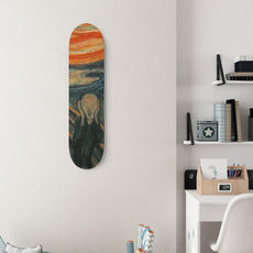The Scream by Munch Custom 8.25" Skateboard or Wall Art - Longboards USA