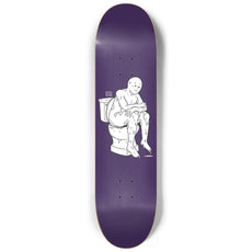 The Thinker Purple 8.25" Custom Skateboard or Wall Art - Longboards USA