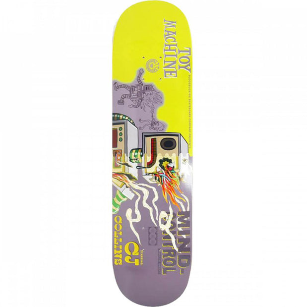 Toy Machine Collins Mind Control 7.75" Skateboard Deck - Longboards USA