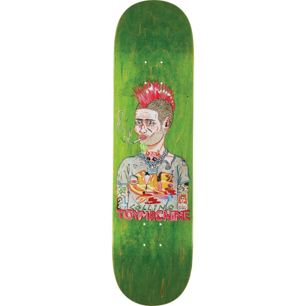 Toy Machine Collins Mohawk 8.25" Skateboard Deck - Longboards USA